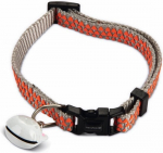 Kasside kaelarihm Beeztees Triangle 730472, 20 - 30 cm x 10 mm, oranž v./hall v.