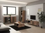 Elutoa m&ouml;&ouml;blikomplekt Kalune Design Lacin, sise, antratsiit v./m&auml;nd v.