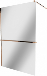 Du&scaron;isein Mexen Kioto+ Walk-In, 90 cm x 200 cm, roosa kuld