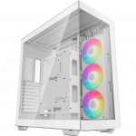 Arvuti korpus Deepcool CH780 WH, l&auml;bipaistev v./valge v.