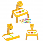 Joonistusprojektor EcoToys Dinosaur HC549653, kollane
