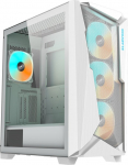 Arvuti korpus Gigabyte C301 Glass White V2, valge v.