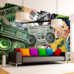 Fototapeet Artgeist Graffiti Girl, 210 cm x 300 cm