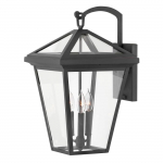 &Otilde;ue seinavalgusti Quintiesse Alford, 40W, E14, IP44, must v., 30.5 cm x 53.7 cm