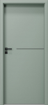 Siseukseleht Domoletti BELGATTO 5, parempoolne, roheline v., 204 x 84.4 x 4 cm