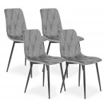 Toolide komplekt ModernHome MC47-1, matt, hall v., 46 cm x 46 cm x 90 cm, 4 tk