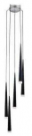 Valgusti rippuv AZzardo Stylo 5 AZ0119, G9, 5 x 40 W, roostevaba teras v.