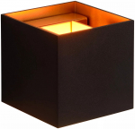 Valgusti seinale Lucide Xio 09217/04/30, G9, 2700 &deg;K, 1 x 4 W, must v.