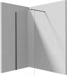 Du&scaron;isein Deante Prizma Walk-in, 80 cm x 195 cm, must v.
