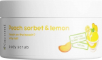 Keha kooriv kreem Nacomi Peach Sorbet & Lemon