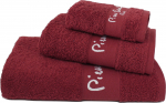 Vannir&auml;tikute komplekt Pierre Cardin 1148 BURGUNDY, punane v., 140 cm x 70 cm, 3 tk