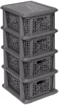 Vanniriiul Branq Bamboo, 29 cm x 58 cm x 25.5 cm, grafiit v.