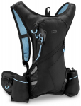 Seljakott, jalgratas Spokey Sprinter 944767, must/helesinine, 5 l