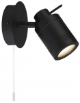 Valgusti seinale Searchlight Samson 6601BK, GU10, 1 x 10 W, must v.