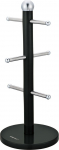 Tasside riputuskonks KingHoff KH-1220, 15 cm x 15 cm x 36 cm, plastik, h&otilde;be v./must v.