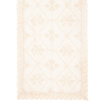 Piklik laudlina ristk&uuml;likukujuline Homla Crochet, beež v., 40 x 160 cm