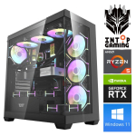 Statsionaarne arvuti Intop Ryzen 5 7500F, 3 TB, DDR5 16 GB, SSD+HDD 1 TB 2 TB, Nvidia GeForce RTX 5070Ti 16 GB GDDR7, Windows 11 Home