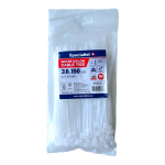 Kinnitusrihm Specialist+, nailon, valge, 150 mm x 3.6 mm