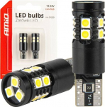 Autopirn AMiO Canbus, led, valge v./must v., 24 V