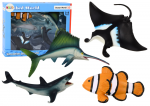 Kujukeste komplekt Lean Toys Ocean World Seabed World, 5 tk, mitmev&auml;rviline