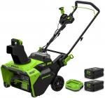 Akutoitel lumepuhur Greenworks GD60STK4X, 56 cm