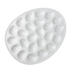 Serveerimistaldrik, munade jaoks Mondex Basic, 35 cm x 28 cm, valge v., portselan