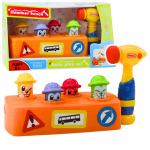 M&auml;ng, haamriga Lean Toys Hammer Bench, 13 cm, mitmev&auml;rviline