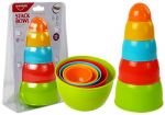 Haridusp&uuml;ramiid Huanger Stack Bowl, mitmev&auml;rviline, 5 tk