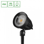 &Uuml;hendatav v&auml;lisvalgusti Spectrum Flori, 6W, LED, IP65, must v., 5.3 cm x 6.7 cm