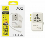 Adapter Baseus EnerCore CG11, AC/2 x USB Type-C/2 x USB Type A, valge v., 70 W