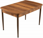 S&ouml;&ouml;gilaud pikendatav Kalune Design Trend Barok, p&auml;hklipuu v./pruun v., 132 - 170 cm x 76.5 cm x 79 cm