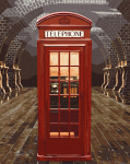 Maalimine numbrite j&auml;rgi Ideyka Harry Potter The Magical Entrance, pruun v./punane v.