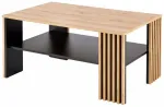 Kohvilaud Femina, must v./artisan oak v., 110 cm x 65 cm x 52 cm