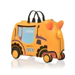 Laste kohver Trunki Glide Ride Doug, kollane v./must v., 17.6 l, 46 x 21 x 31 cm