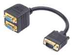 Adapter Gembird VGA to 2x VGA VGA Male, VGA female x 2, 20 m, must