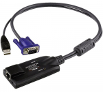 Juhe Aten KA7570 USB, RJ-45, 9 m, must v.