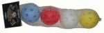 Saalihokipall Acito, sinine v./valge v./punane v., 4 tk