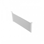 Vahesein Elfa, 43.1 cm x 1 cm, valge, 2 tk