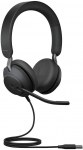 Juhtmega k&otilde;rvaklapid Jabra Evolve2, must v.