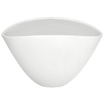 Lillepott Domoletti, keraamiline, &Oslash; 20 cm, valge v.