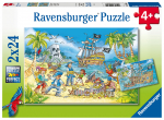Pusle 2in1 Ravensburger Pirates, 48 tk