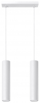 Valgusti rippuv Sollux Lagos 2, GU10, 2 x 40 W, valge v.