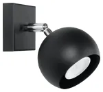 Valgusti seinale Sollux Oculare 20604, GU10, 1 x 40 W, must v. / must v.