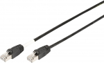V&otilde;rgukaabel Digitus Professional Patch DK-1644-100/BL-OD RJ-45, RJ-45, 10 m, must v.