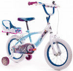 Laste jalgratas Huffy Disney Frozen 24971W, sinine v./valge v./roosa v., 14"