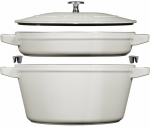 Pottide komplekt Zwilling Staub La Cocotte 40508-385-0, 24 cm, 1.9 - 4.2 l, valge v.