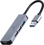 Adapter Gembird USB - 4xUSB UHB-U3P1U2P3-01 USB male, 4 x USB female, 0.12 m, must v.