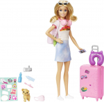 Nukk Mattel Barbie Barbie Malibu Travel HJY18, 29 cm, mitmev&auml;rviline
