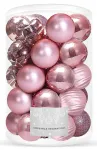 J&otilde;ulupuu m&auml;nguasjade komplekt Springos CA0875, roosa v., 8 cm, 8 cm, plastik, 30 tk