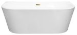 Vann, teisaldatav Besco Vica New, 80 cm x 170 cm x 60.5 cm, valge